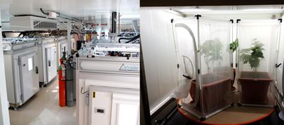 Microcosmes Ecotron Montpellier