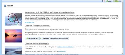 Système d'information écosystème lacustre
